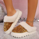 š„ Stylish Soft Wool Lining Slip On House Shoes