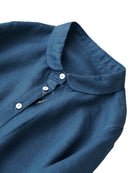 Literary And Retro Cotton Linen Shirt Dress