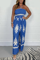 š„10% Off-Limited Timeā³ Aztec Tube Top Suspender Jumpsuit
