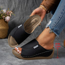 🔥Last Day Promotion 50% OFF - Women's Comfortable Thick Sole Arch Support Leather Slippers