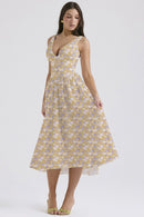 Stylish Floral Print V-Neck Swing Dress🌺Buy 2 Free Shipping