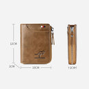 Men Wallet Zipper  Purse ( RFID PROTECTED )