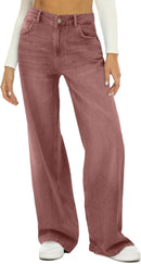 HDLTE Women Wide Leg Jeans High Waist Baggy Jeans Loose Boyfriend Jeans Denim Pants Y2K