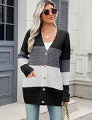 Zeagoo Womens 2024 Long Sleeve Chunky Cable Knit Fall Cardigans Sweaters Button Down Open Front Outerwear with Pockets