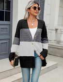 Zeagoo Womens 2024 Long Sleeve Chunky Cable Knit Fall Cardigans Sweaters Button Down Open Front Outerwear with Pockets