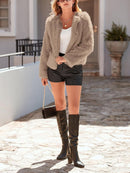 Christmas Sale 50% OFF - Women's Faux Fur Puffy Warm Jacket with Pockets (Buy 2 Free Shipping)