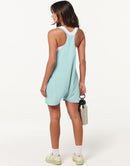 Anrabess Casual Rompers Loose Spaghetti Strap Shorts Jumpsuit with Pockets