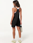 Anrabess Casual Rompers Loose Spaghetti Strap Shorts Jumpsuit with Pockets