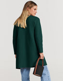 ANRABESS Women's Open Front Knit Cardigan Long Sleeve Lapel Casual Solid Classy Sweater Jacket