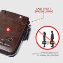 Men Wallet Zipper  Purse ( RFID PROTECTED )